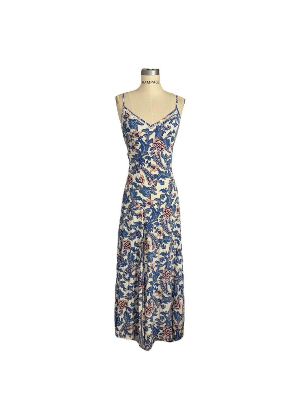 Spell and the Gypsy women's Etienne in Monaco strappy side slit maxi dress sz XS